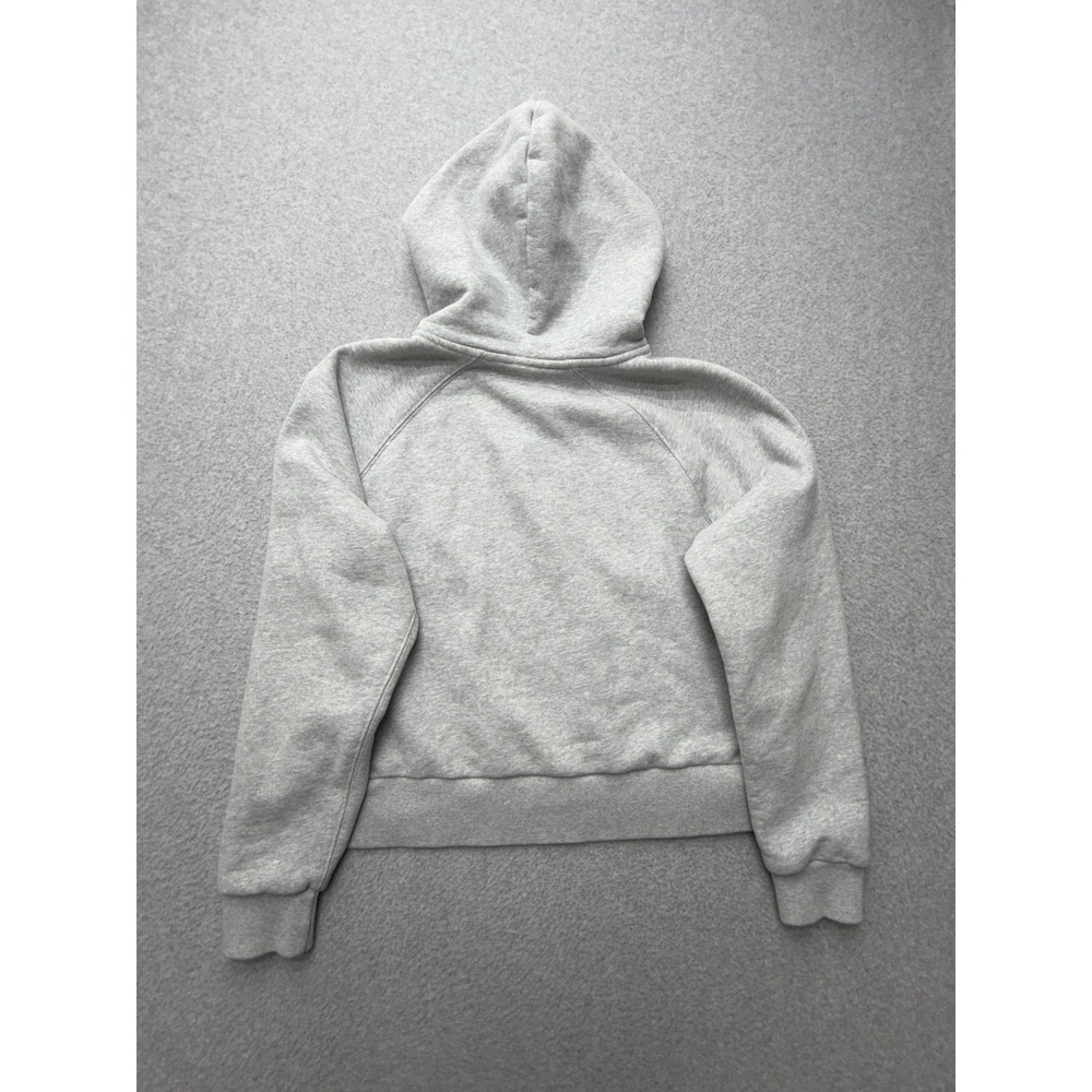 Vuori Fleece Hoodie Womens Medium Gray Sherpa Lined 1/4 Zip Pullover Sweatshirt - Picture 9 of 10